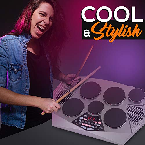 Buy Pyle Pro Electronic Drum kit Portable Electric Tabletop Drum Set
