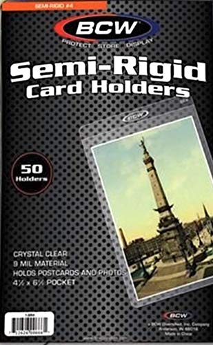 BCW 1-SR4 Semi-Rigid Card Holder - #4