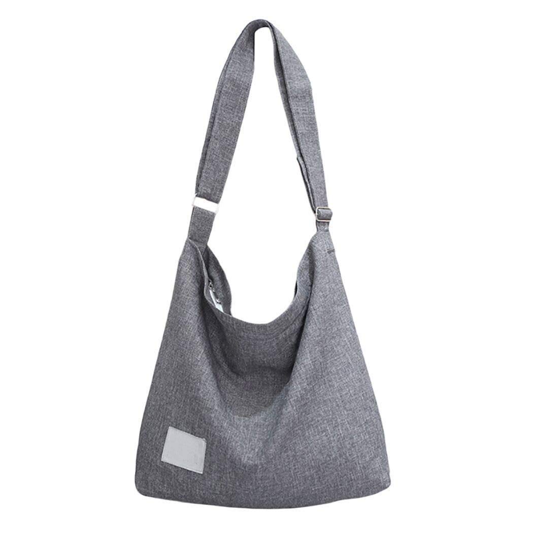 Women's Canvas Hobo Handbags Simple Casual Top Handle Tote Bag Crossbody Shoulder Bag Shopping Work Bag