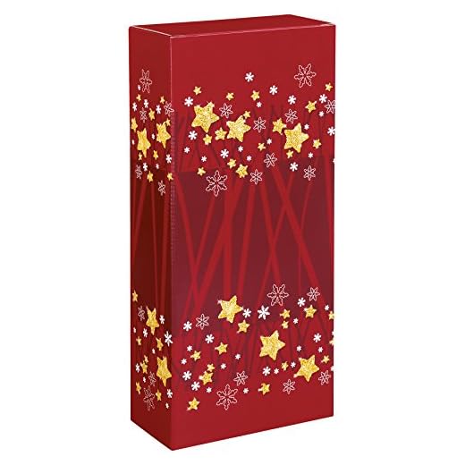 Lot de 10 Carton Advent pour deux bouteilles de vin vin emballage, la bouteille de carton