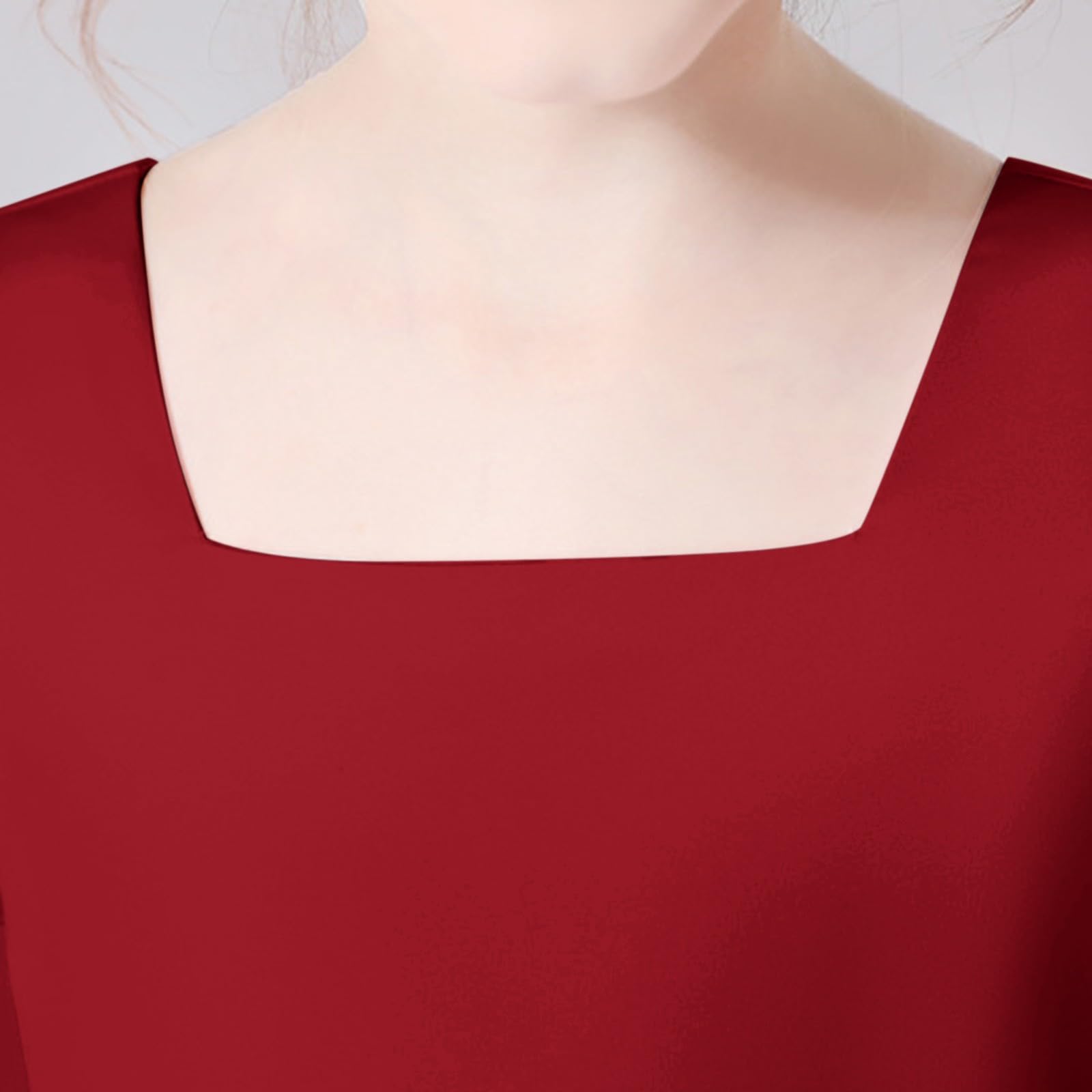Abito da ragazza con scollo quadrato e punto smock a maniche corte abiti midi da sposa formali per bambini bambini a trapezio a pieghe con volant gonne a pieghe per feste di compleanno eleganti gonne