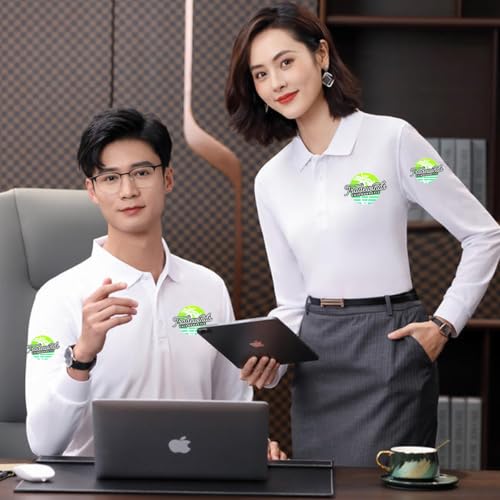 Custom Polo Shirts Design Your Own Personalized Long Sleeve Polo Shirt for Men/Women miniatura 5