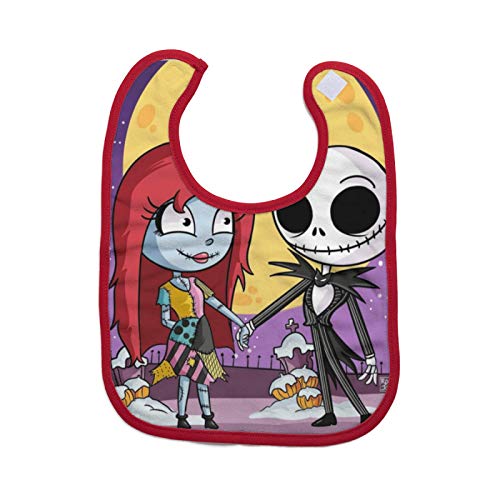 Jack Skellington Unisex Baby Bibs Drool Bibs for Drooling and Teething 100% Cotton for Boys&girles One Size