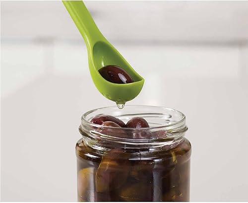 Miniatura 4 de Joseph Joseph Scoop & Pick - Juego de cucharas y tenedores, plástico, color verde