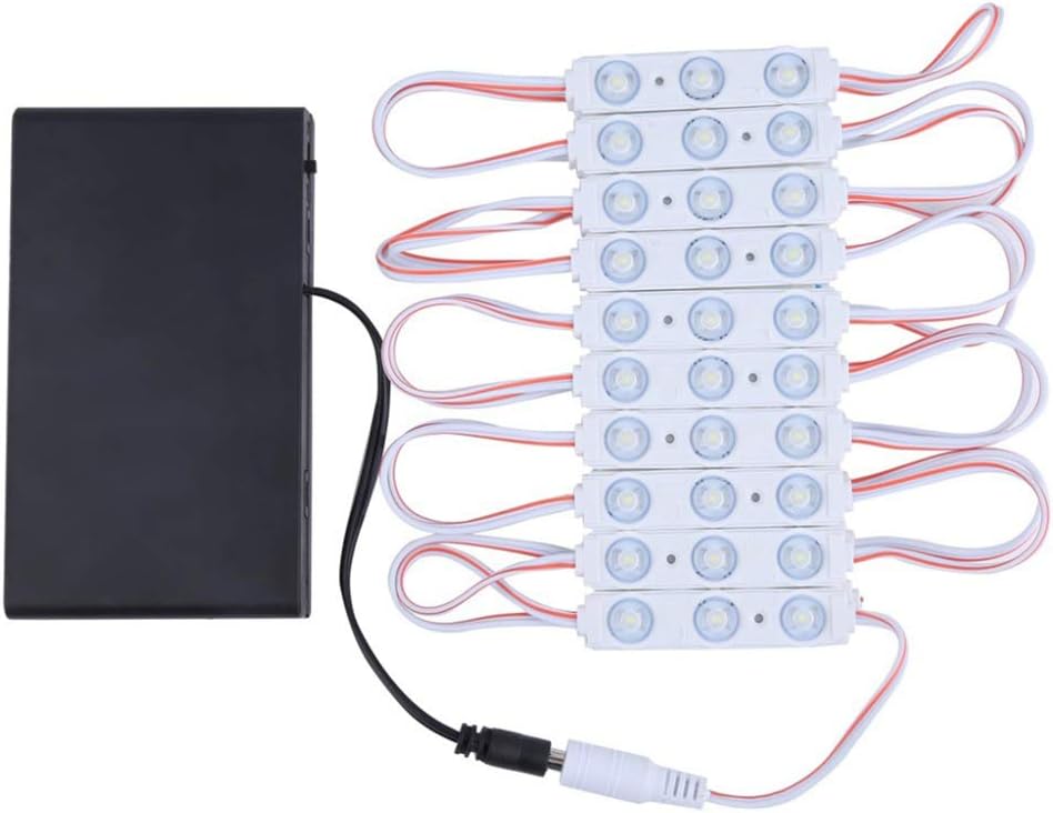 30 Leds Vanity Light String Kits, Dimmable Cosmetic Makeup Mirror Lights, Safe Waterproof for Bathroom Living Room