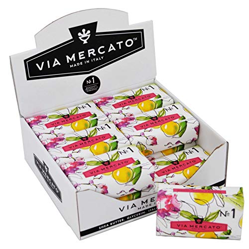 Via Mercato Italian Soap Bar (200g), No. 1 - Bergamot, Patchouli and Rosewood CASE OF 12