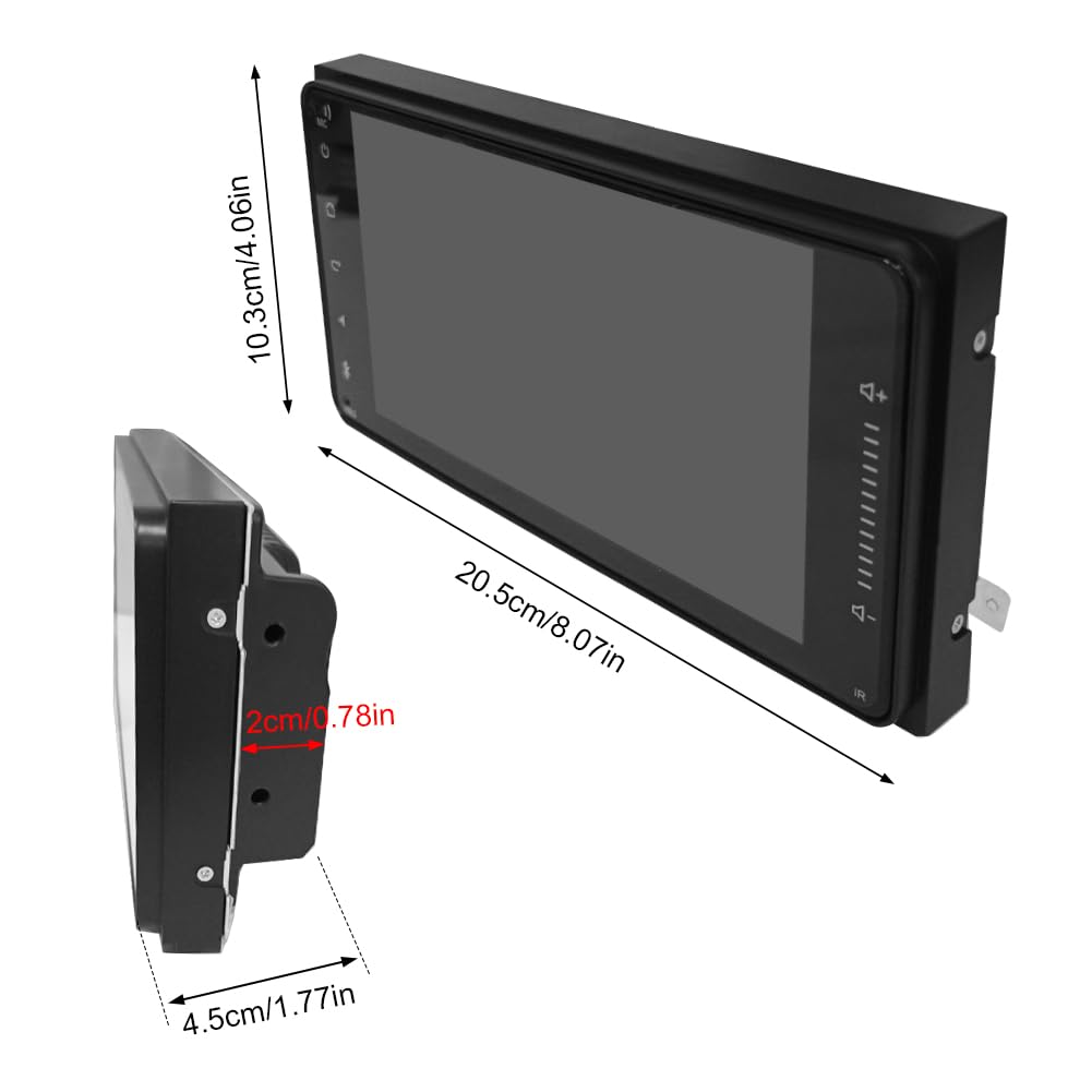 2+32G Android 13 Autoradio Stereo per Toyota RAV4 2000-2005 con Carplay Android Auto, 7 pollici Touch Screen Radio Lettore Multimediale con navigazione GPS FM Schermo diviso Bluetooth Wifi