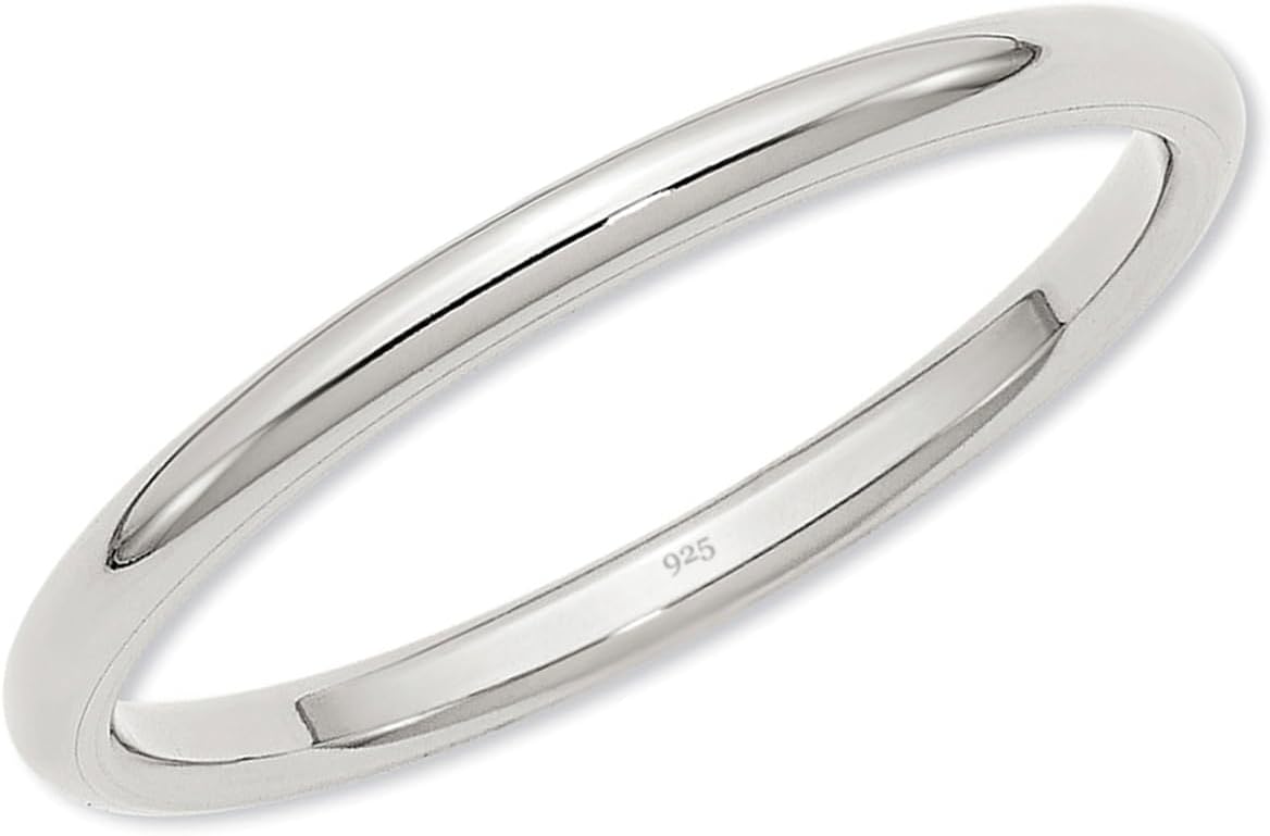 Precious Pieces 925 Sterling Silver or 14K Gold-Plated Baby Ring, Twisted or Plain 2mm Band for Babies, Toddlers, Kids or Women