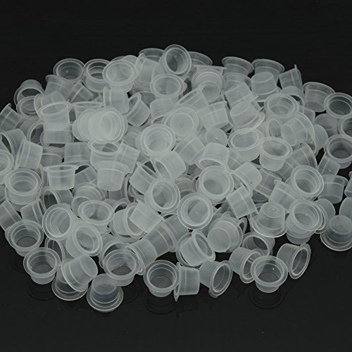 Pigment Cups for Microblading,New Star Tattoo 300pcs/bag 13mm Medium Tattoo Ink Rings Disposable