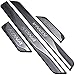 MTAWD Stainless Car Door Sill Scuff Plate Kick Pedal Protectors for Hyundai KONA 2018 2019