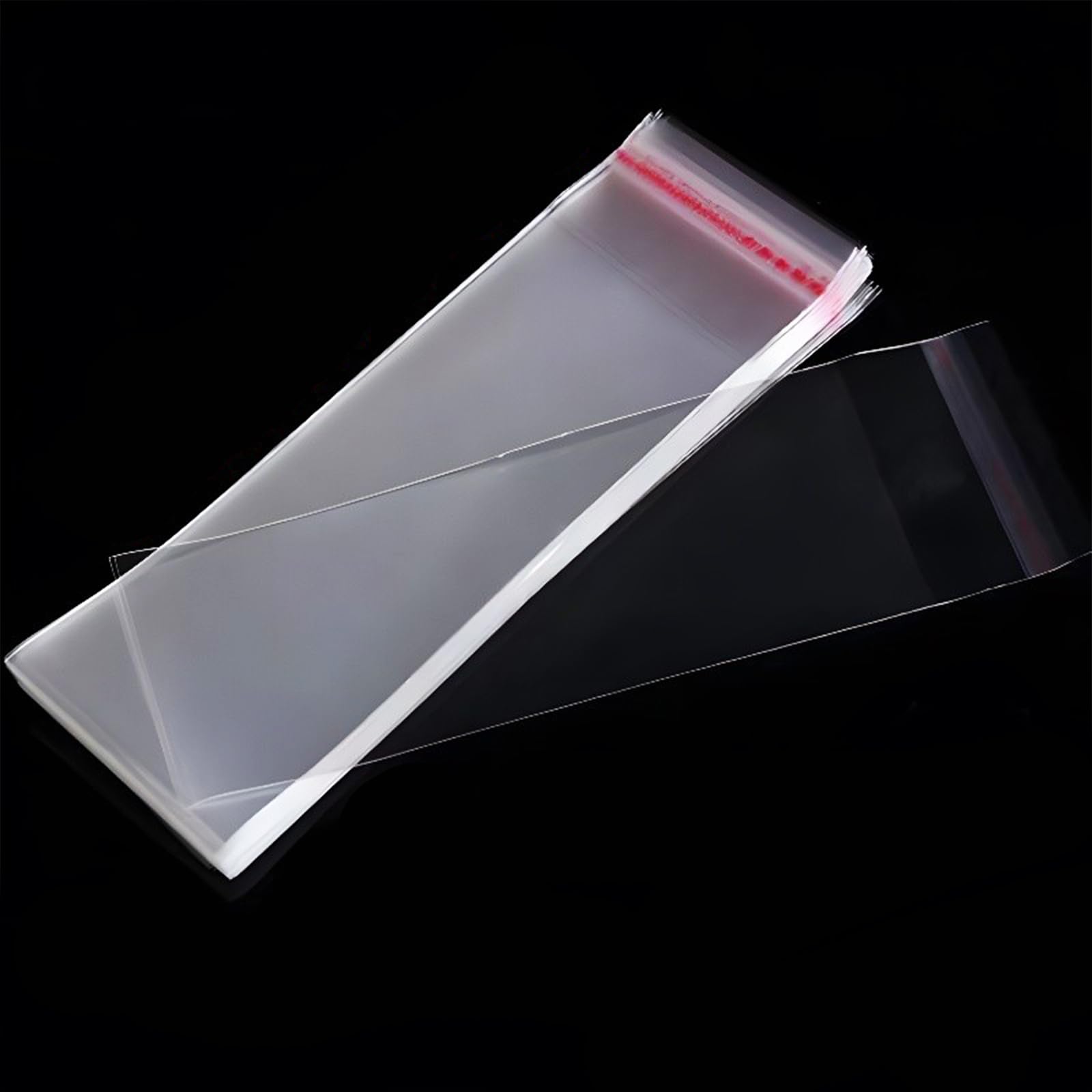 200 Sacchetti Cellophane Autoadesivi 7x22cm - Bustine Trasparenti OPP Per Cibo E Craft - Foto 3