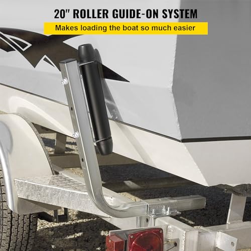 VEVOR Boat Trailer Guide-ons, 46", One Pair Aluminum Trailer Guide ons, Rust-Resistant Trailer Guides with Adjustable Width, Mounting Parts Included, for Ski Boat, Fishing Boat or Sailboat Trailer by VEVOR - Used condition - Image 2