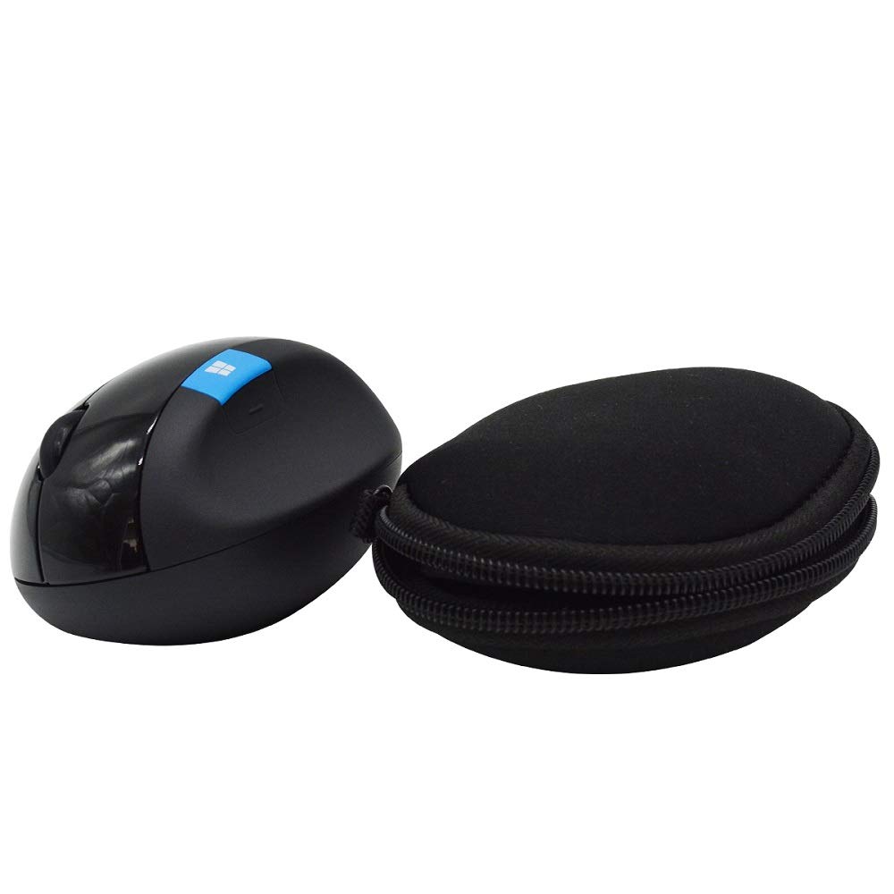 Soft Mouse Travel Carrying Case Bag Neoprene Storage Case for Microsoft Sculpt Ergonomic Mouse Black