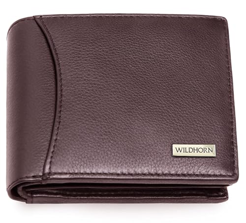 Image of WildHorn Rfid Protected Leather Wallet For Men, Brown