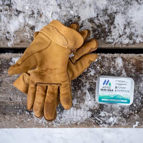 Mountainflow Eco-Wax Skin Wax (Rub-On), Plant-Based + Biodegradable, Prevents Icing, Great Glide #TOP3