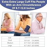 Small Blood Pressure Cuff, 22-32CM Blood Pressure Monitors Cuff Adjustable Compatible with Omron and Other BP Monitors for Kids and Small Arms Women, 6 Connectors - Image 4