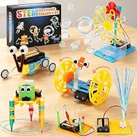 Science Kits for Kids Age 8-12, STEM Robotics Science Kits for Kids 6-12, 6 Set STEM Toys for Boys Girls 8-12, Engineering Building Toy Craft, Christmas Birthday Gifts for Boys Girls 6 7 8 9 10 11 12