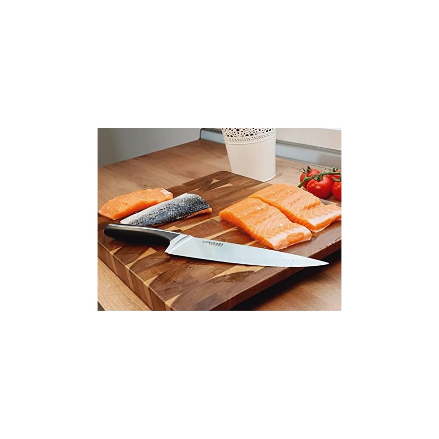 Svensbjerg Modern Chef Kitchen Knife Set without Block, Chef Knife Set Knives Kitchen Set, Knife set for Kitchen, Stainless Steel, Sharp, German Brand | SB-KS301