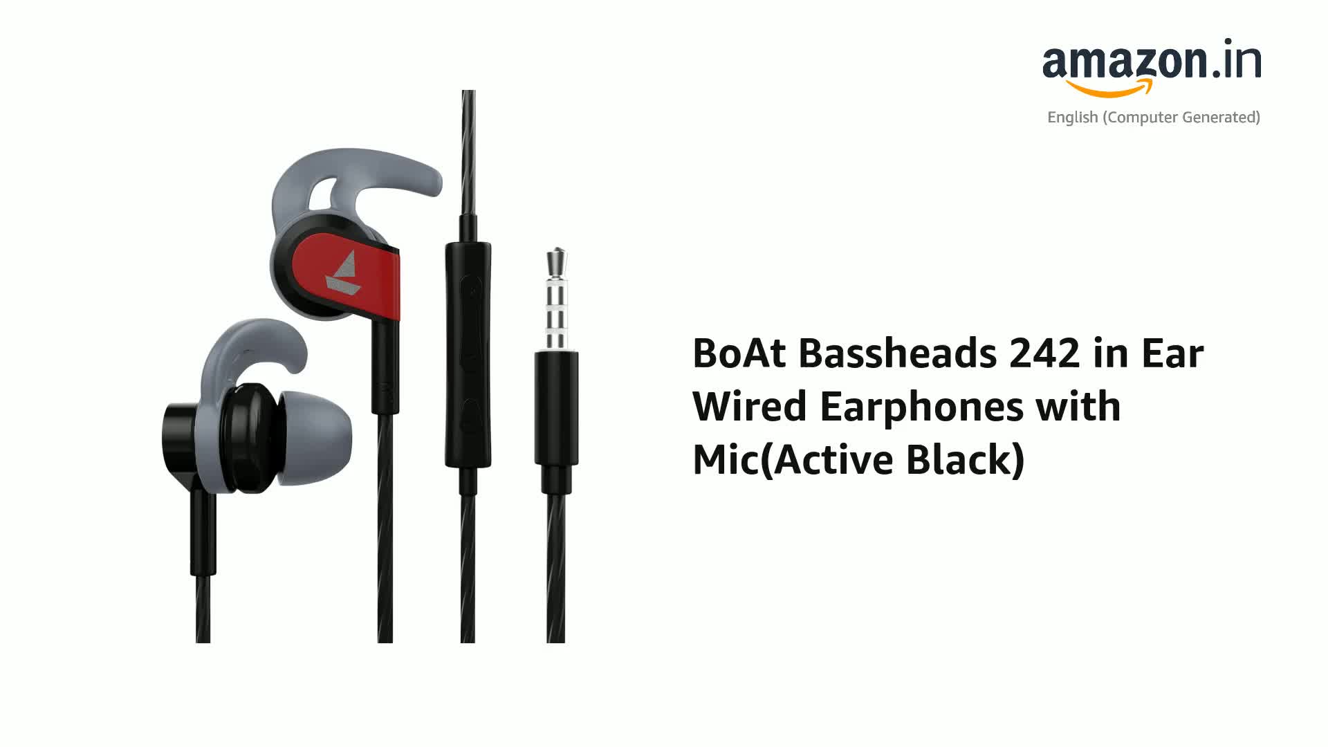 boAt Bassheads 242 in Ear Wired 