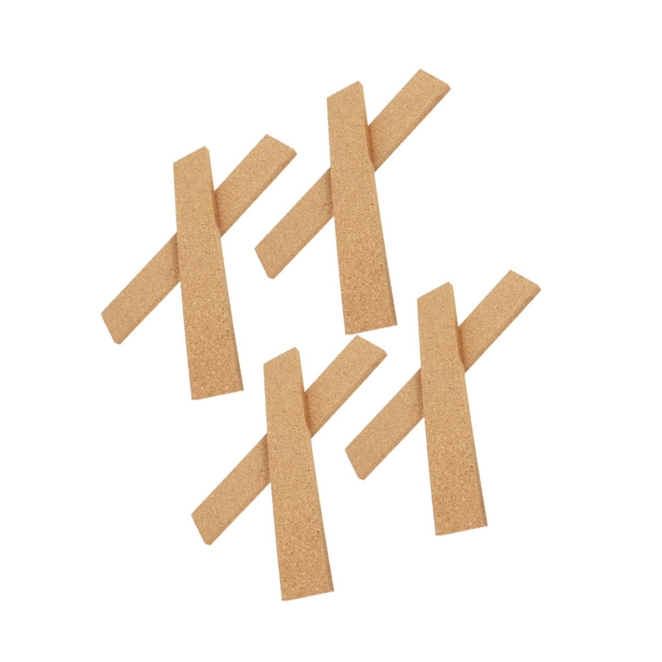 ERINGOGO Cork Bulletin Strips Cork Batten Strips for Walls Natural Oak Material