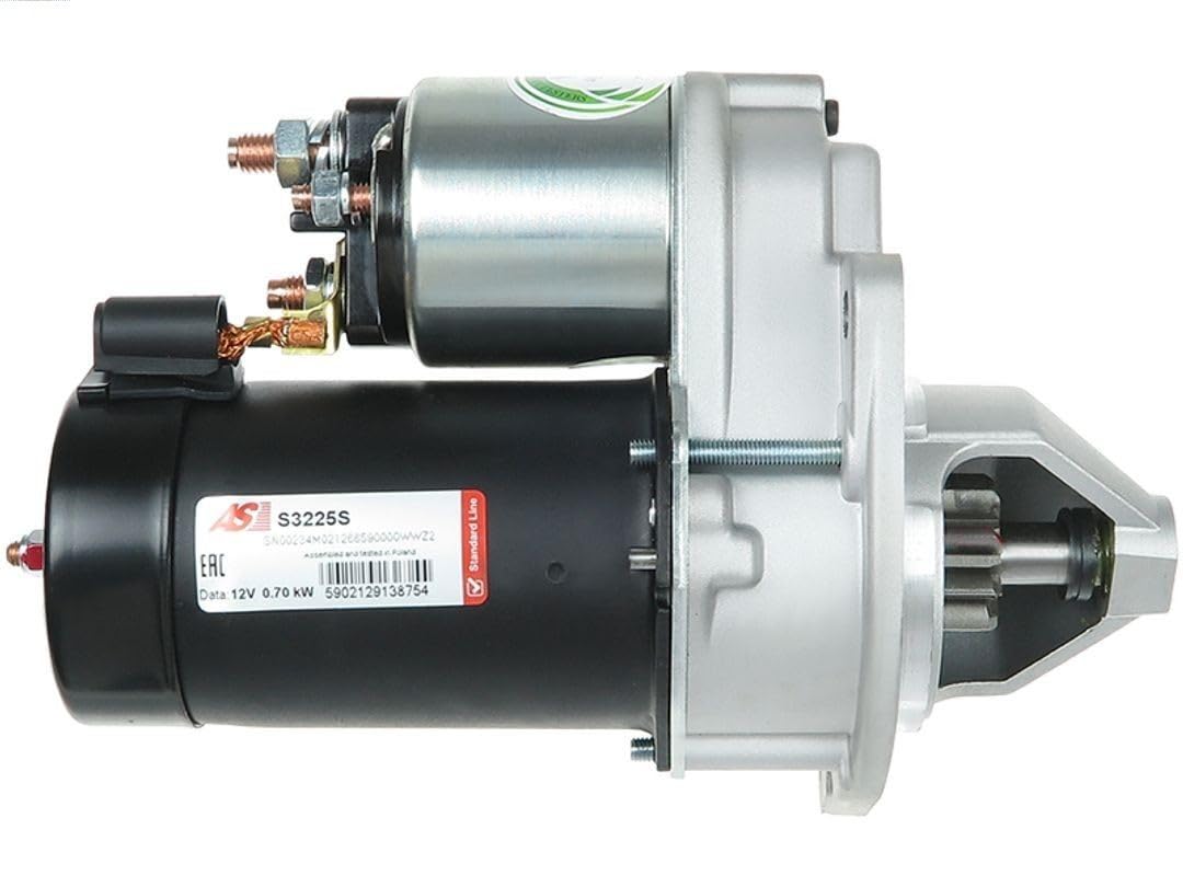 AS-PL 12V Zähnezahl: 9 Rotation dans le sens inverse des aiguilles d'une montre Compatible avec CITROËN 2CV Berline