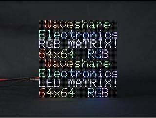 TUOPUONE RGB Full-color LED Matrix Panel Compatible with Raspberry Pi/Raspberry Pi Pico / ESP32 / Arduino 2.5mm Pitch 64x64 Pixels Adjustable Brightness