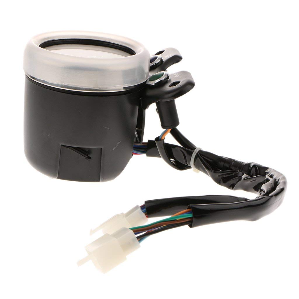 Compteur Kilométrique de Moto Numérique Tachymètre Protection Cout-Circuit Pour Coureur de Café de Cg125