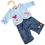 Die Jacke mit durchgehendem Klettverschluss und die Hose mit elastischem Hosenbund sind kinderleicht an- und auszuziehbar, was Kindern sehr viel Freude beim Spielen bereitet