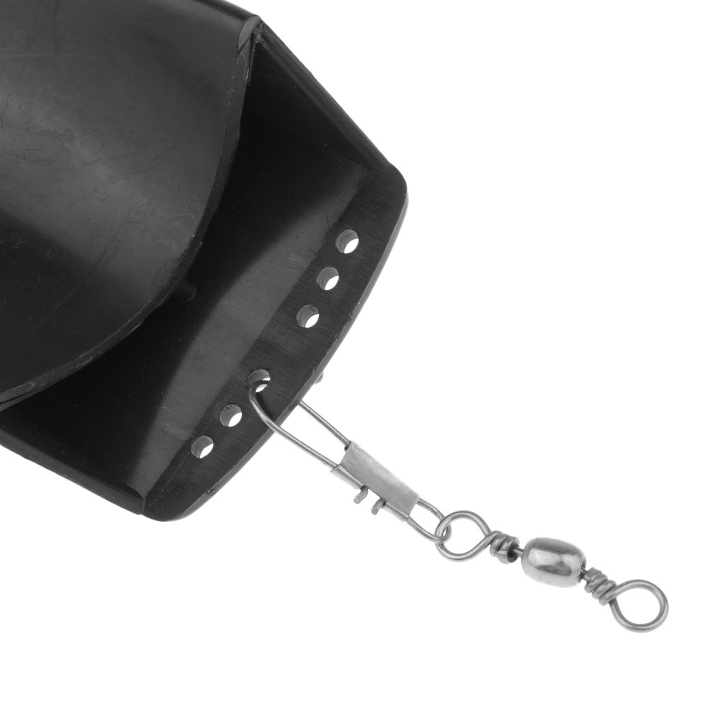 Tablero de Curricán Pesca Trolling Paravane Junta de Buzo Artificial para Peces Migratorios - Negro