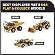 Diecast Masters 85637 - Caterpillar Kettendozer D11T, detailgetreues CAT Baufahrzeug in Displayfenster-Box, Maßstab 1:64, ca. 17 x 10 x 7 cm, ab 8 Jahren, für Modelleisenbahnen und Sammler geeignet