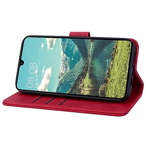 Rosbtib Mobile Case for Huawei P30 Lite/Nova 4E Premium PU Leather Case with Magnetic Closure Stand Function Flip Cover Mandala Embossing Huawei P30 Lite/Nova 4E - Image 3