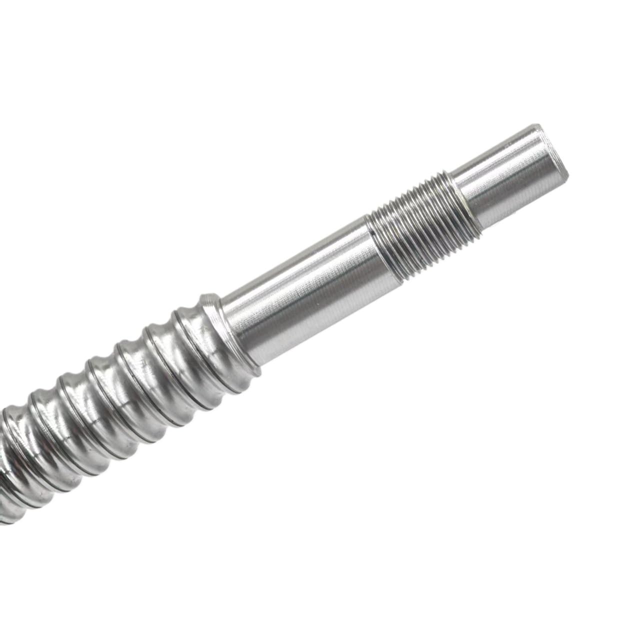 Zestaw śrub kulowych, SFU1610 Lewa śruba kulowa z nakrętką 16x10mm C7 walcowana, gatunek BK12 BF12 koniec 400-1000mm(800mm)