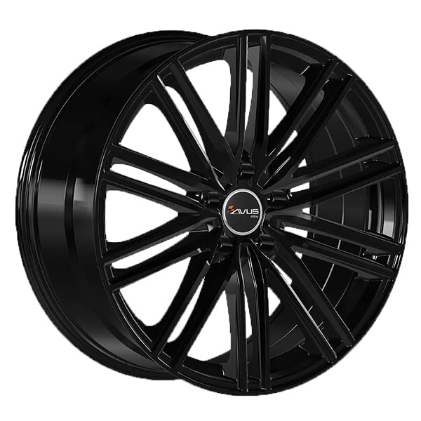 AVUS AC-M08 - Llanta de aluminio (10 x 21, 5 x 130 mm, ET 50.0), color negro