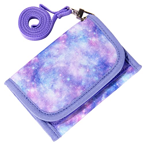 Choco Mocha Kids Wallets for Girls Boys Trifold Purses with Zip & Pound Coin Holder Childrens Wallet Gift Sets