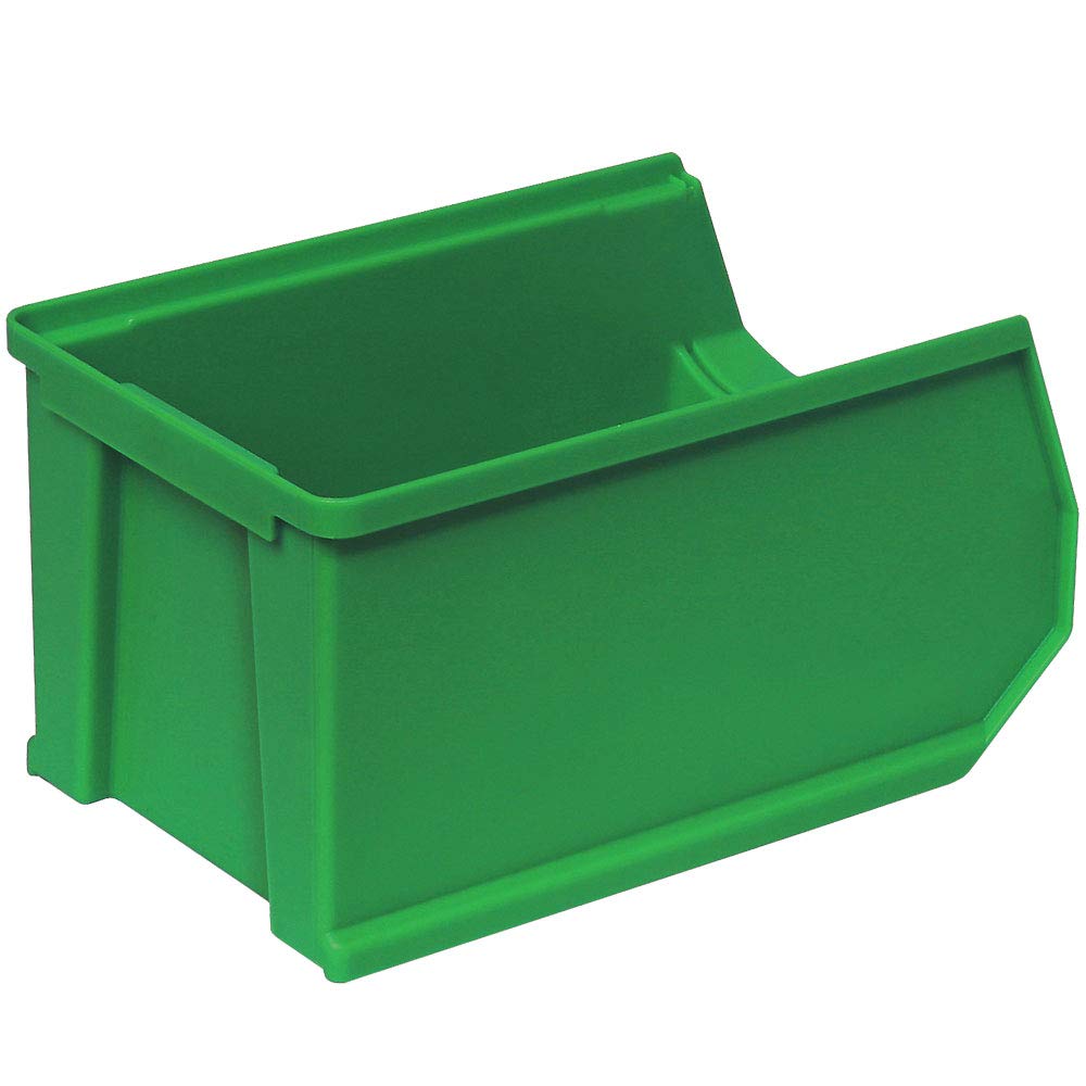 BRB LB4 Lot de 25 boîtes de rangement avec 4 rails muraux Vert 2,9 l 235 x 145 x 125 mm