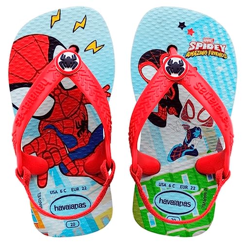Havaianas Unisex-Child Baby Marvel BlueredFlip-Flops