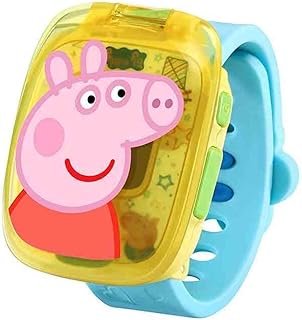 VTech- Peppa Pig Juguete Reloj, Color Azul, único (3480-526067)