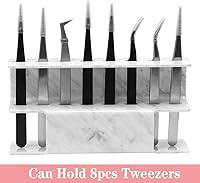 Vista 3 de Suministros para extensiones de pestañas, soporte para pinzas, suministros de extensión de pestañas, accesorios, herramientas, almacenamiento