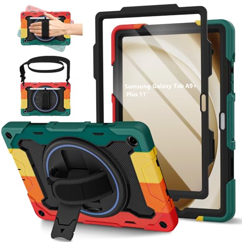 Coque Samsung Tab A9+ antichoc rouge : protégez votre tablette des chutes au quotidien