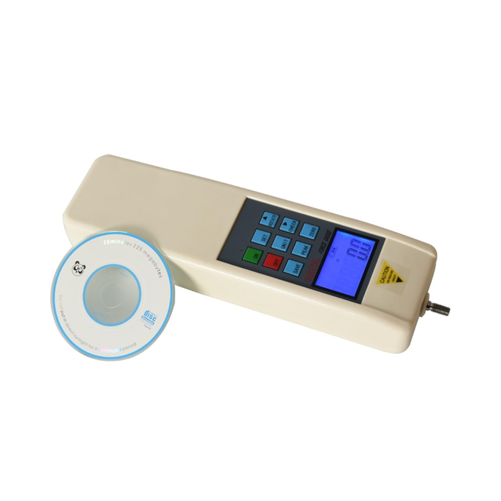 Medidor de fuerza digital con software de salida USB