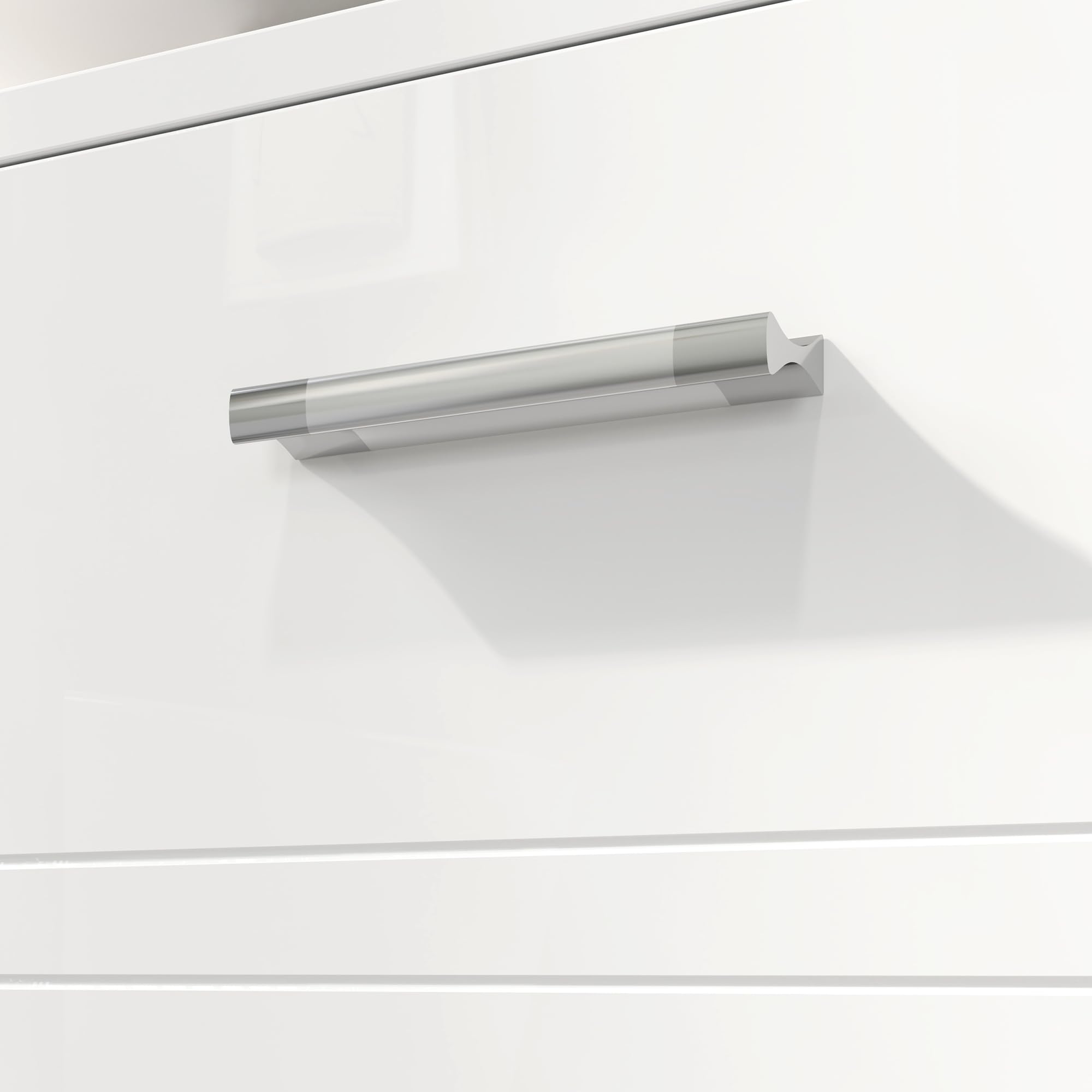 kleankin Mueble para Debajo del Lavabo Armario de Baño de Pared con 2 Puertas y Estante Interior Ajustable Estilo Moderno 60x30x62,5 cm Blanco