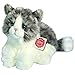 Produktbild Hermann Teddy Collection 906728 - Plüsch-Katze sitzend, 23 cm, grau