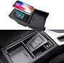 CarQiWireless Wireless Charger for Audi A4 2017 2018 2019 2020 2021 2022 2023, Wireless Charging Pad Center Console Organizer for Audi A4 S4 A5 S5 Accessories 2017-2023