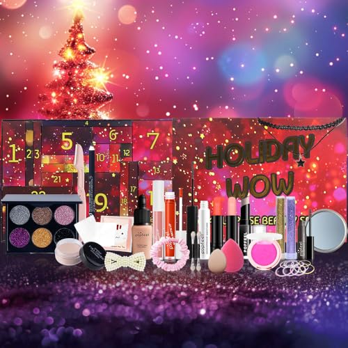 Sewog SET006 Makeup Advent Calendar 2024 For Teens Girls 24 Days Christmas Countdown Calendar Individually Boxed Makeup Gift Set thumb #4