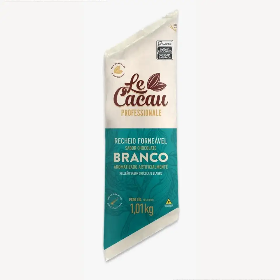 Recheio Forneável Chocolate Branco Le Cacau 1Kg Para Bolos