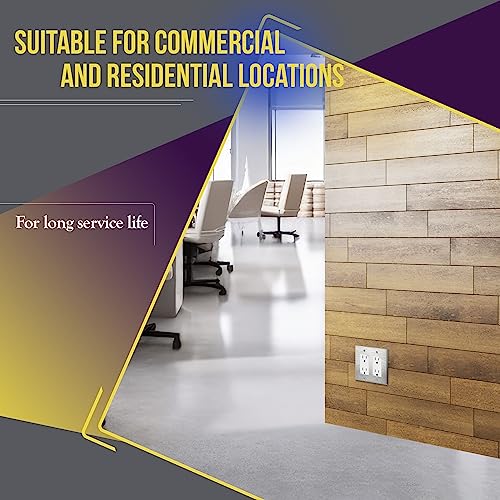 Enerlites Decorator Wall Receptacle Outlet, Tamper-Resistant Standard Electrical Wall Outlet, Residential Grade, 3-Wire, Self-Grounding, 2-Pole, 15A 125V, Ul Listed, 61501-Tr-W-10Pcs, White (10 Pack) #TOP5