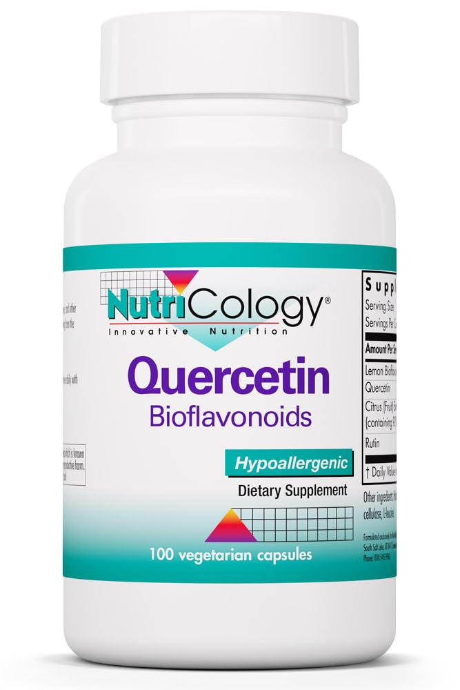 Nutricology Quercetin Bioflavonoids Supplement, 100 Capsules