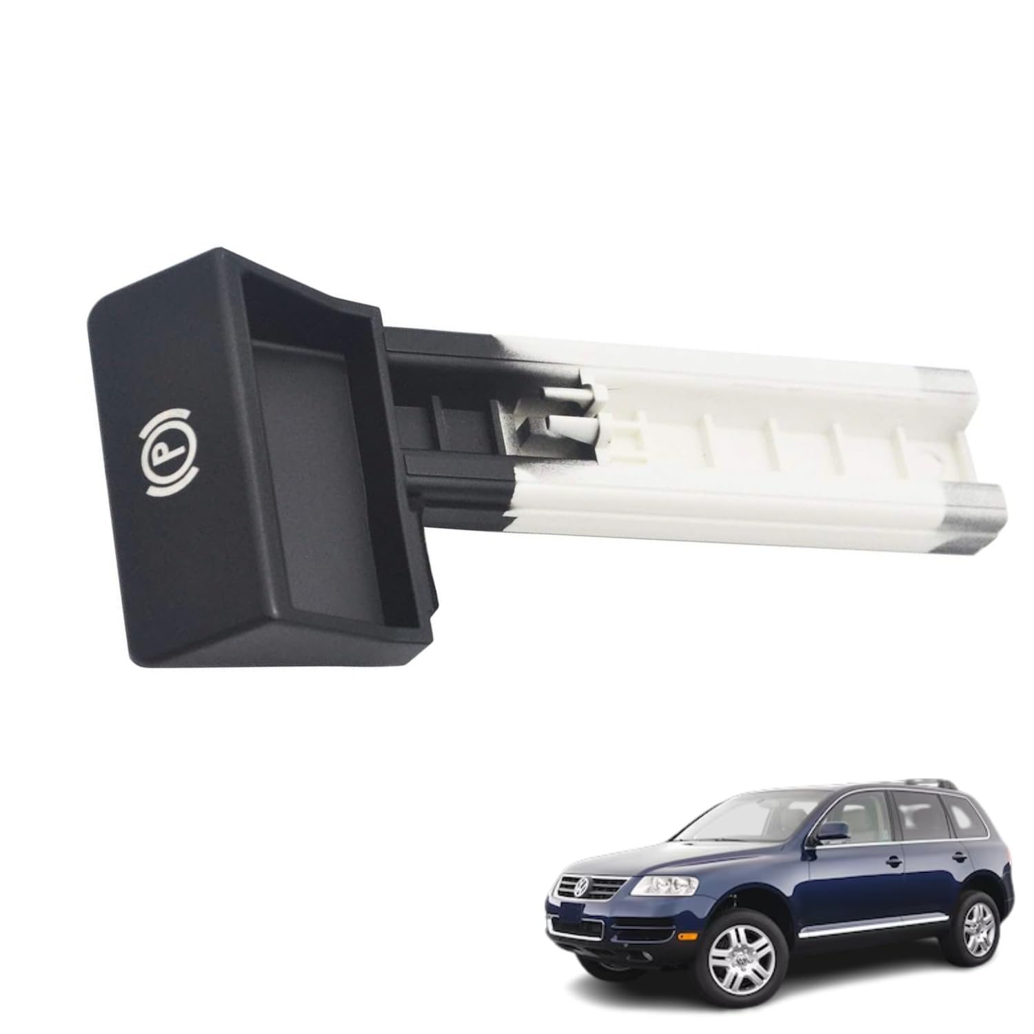 Pulsante freno a mano parcheggio compatibile per Volkswagen Touareg (2002-2010) 7L6711878F 7L6711878D