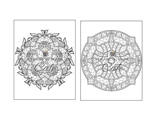 125 Mandalas: An Adult Coloring Book Featuring 125 of the World's Most Beautiful Mandalas for Stress Relief and Relaxation - Image 54