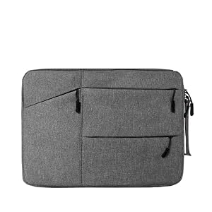 SOENS Mehrzweck-Laptop-Hülle mit Griff for 11" 12" 13" 14" 15" 15, " Zoll alle Laptops stoßfest Computer Notebook Tasche(Dark Gray, or 15.6 inch)